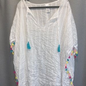 Tassle Bathing Suit Cover-Up
